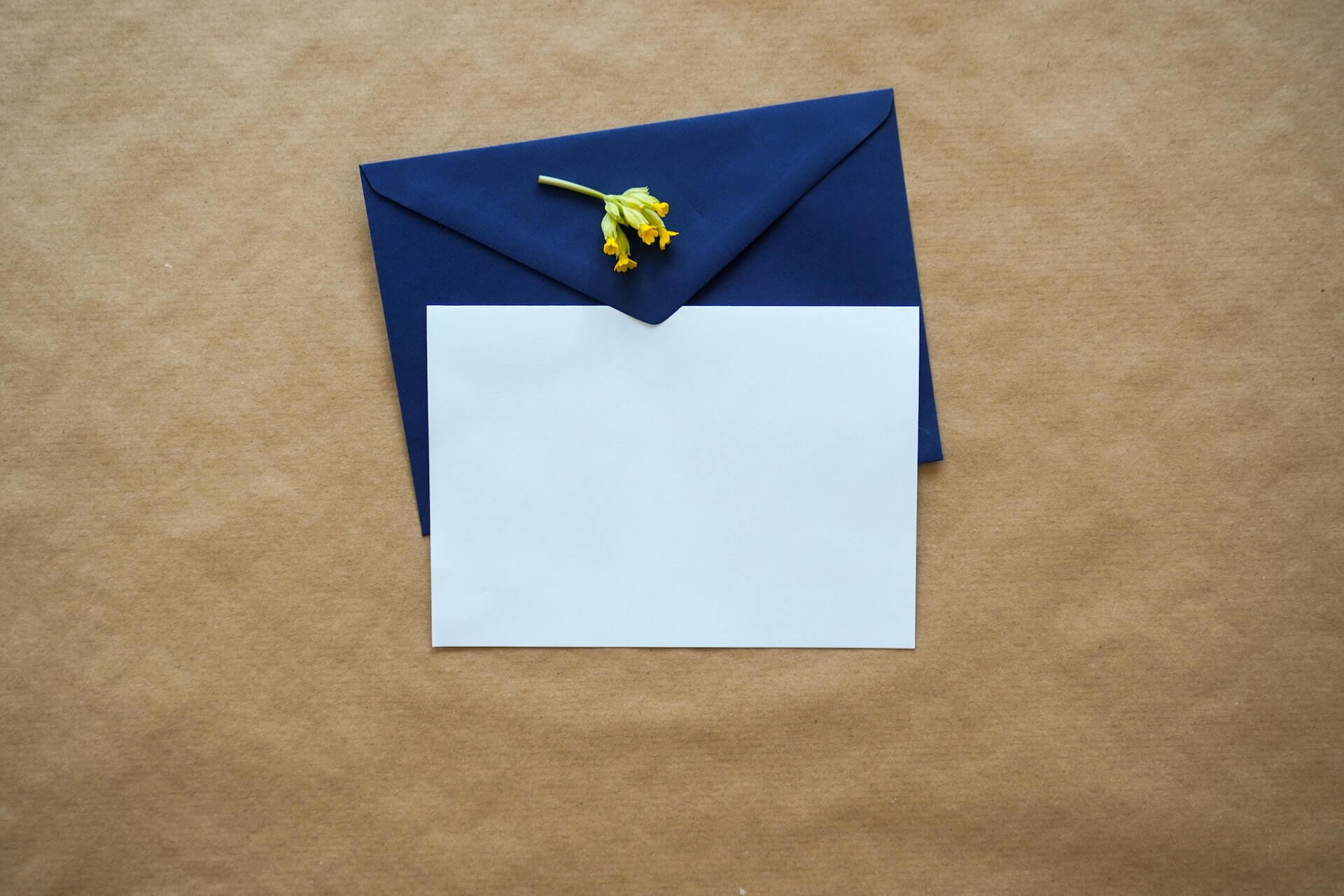 Image of a letter and a blue envelope