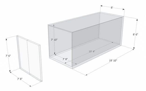 20-foot container schema